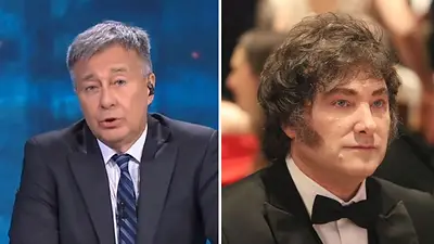 Rolando Graña y Javier Milei Rolando Graña y Javier Milei