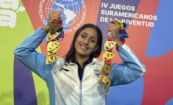 Agostina Hein ganó nueve medallas de oro y una de plata en los Juegos Suramericanos | Polideportivo