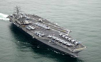 Así es el portaaviones estadounidense a propulsión nuclear Nimitz que llegará a Argentina | Estados unidos