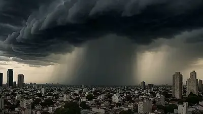 Avanza la tercera ciclogénesis de abril: cuánto impactará en el AMBA Avanza la tercera ciclogénesis de abril: cuánto impactará en el AMBA