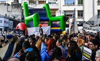 El sector de discapacidad protestó contra el ajuste de Milei | Discapacidad