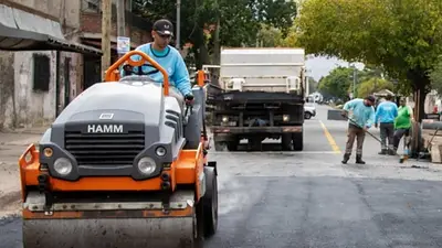 Avanza la obra vial en uno de los límites clave del sur de Conurbano Avanza la obra vial en uno de los límites clave del sur de Conurbano