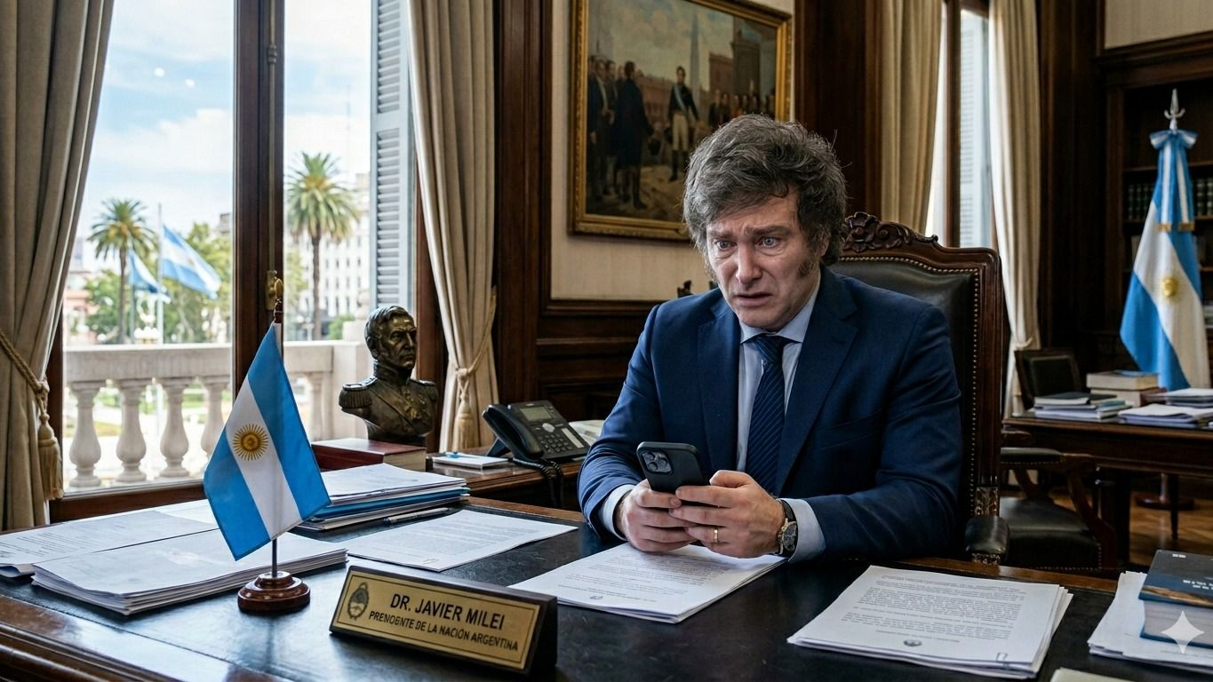 Milei pierde poder en terreno amigo: las redes le dan la espalda al presidente | Encuestas