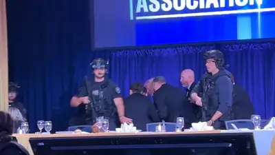 Pánico en Washington: un hombre disparó varias veces y evacuaron a Trump Pánico en Washington: un hombre disparó varias veces y evacuaron a Trump
