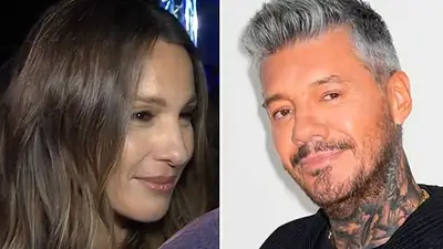 Pampita y Marcelo Tinelli. Pampita y Marcelo Tinelli.