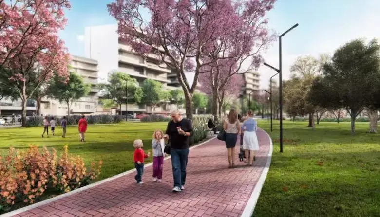 Cmo ser el nuevo parque de ms de 15000 m en Buenos Aires con sombra drenaje y espacios recreativos