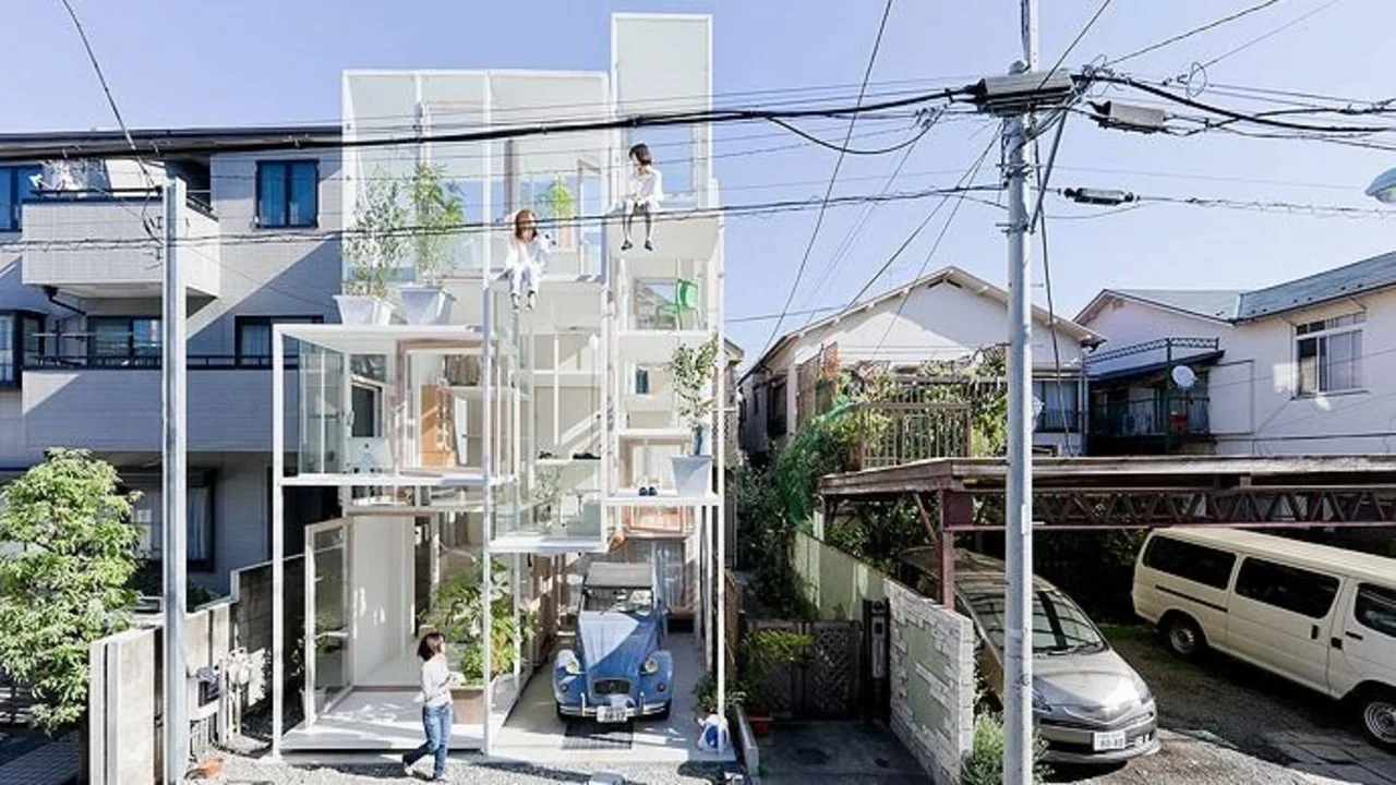 Cómo es la casa transparente. 