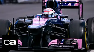 Franco Colapinto en el Lotus E20. Franco Colapinto en el Lotus E20.