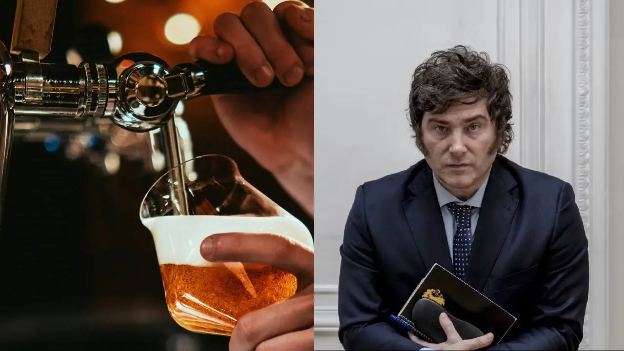 Cervecería y Javier Milei 