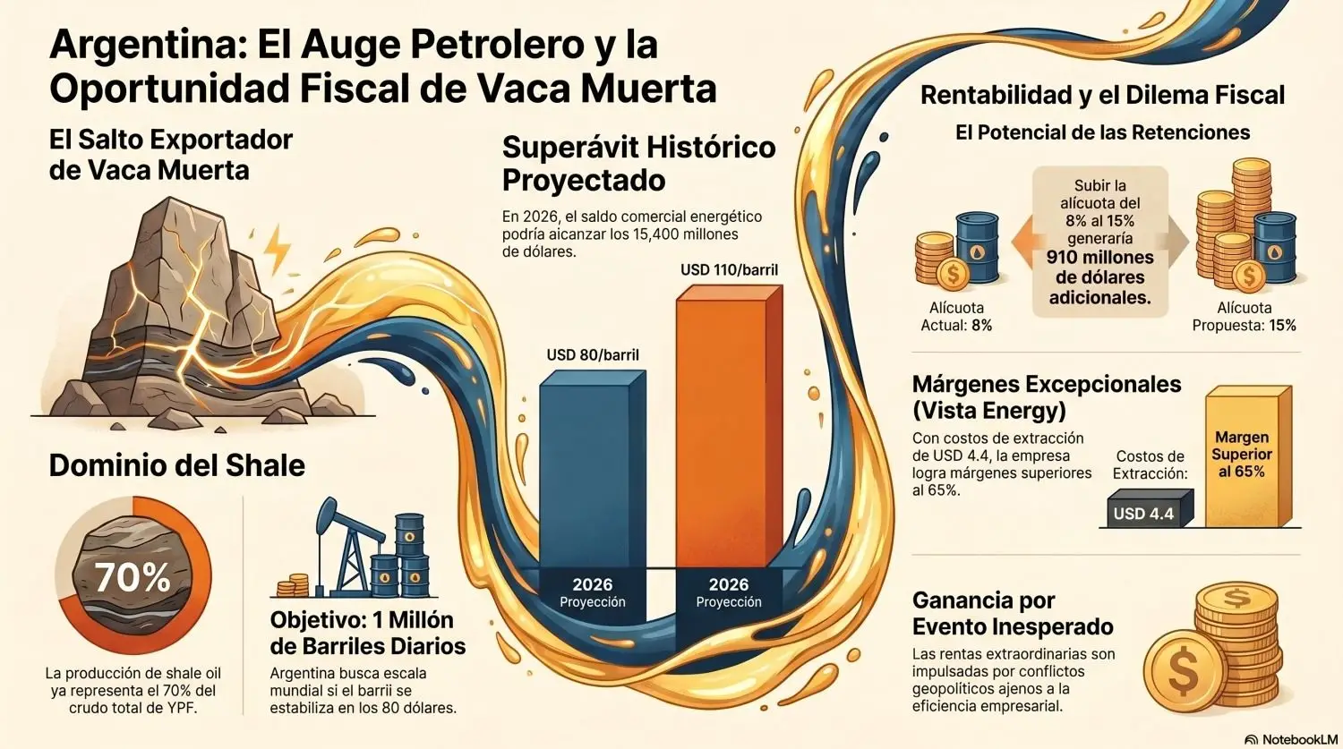 Vaca Muerta Petróleo Ganancias Extraordinarias
