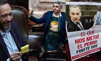 Pancartas, pochoclos y cánticos de deslomado: la recibida a Adorni en el Congreso | Informe de gestión