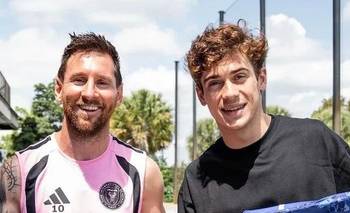Sueño cumplido: así fue el encuentro de Colapinto con Messi en Miami | Fórmula 1