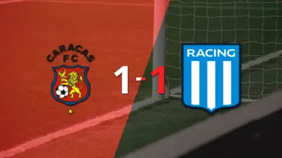 Caracas y Racing Club se repartieron los puntos en un 1 a 1 Caracas y Racing Club se repartieron los puntos en un 1 a 1