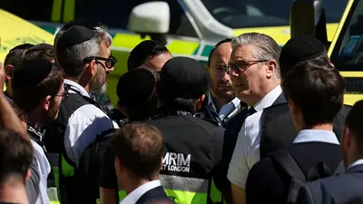 Judíos británicos, asustados y enfadados, exigen más medidas al Gobierno tras ataque con arma blanca Judíos británicos, asustados y enfadados, exigen más medidas al Gobierno tras ataque con arma blanca