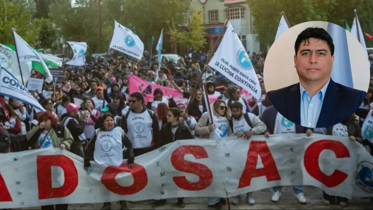 Santa Cruz: docentes paran 72 horas y advierten por una posible huelga general por los recortes de Vidal