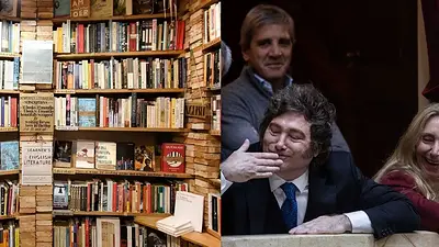 Librería y Javier Milei Librería y Javier Milei