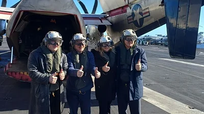 Alineado a Trump: Milei participó de ejercicios conjuntos en un portaaviones estadounidense Alineado a Trump: Milei participó de ejercicios conjuntos en un portaaviones estadounidense