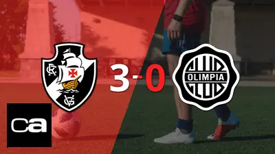 Vasco da Gama fue contundente y goleó 3-0 a Olimpia Vasco da Gama fue contundente y goleó 3-0 a Olimpia