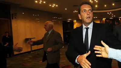 Superclásico: Massa y una promesa para el fútbol Superclásico: Massa y una promesa para el fútbol
