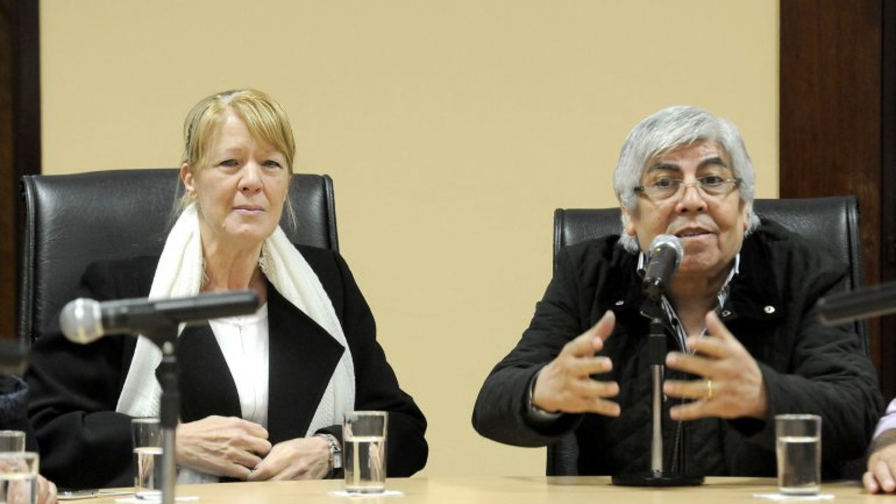 Stolbizer se reunió con Moyano, con críticas a Massa y al Gobierno
