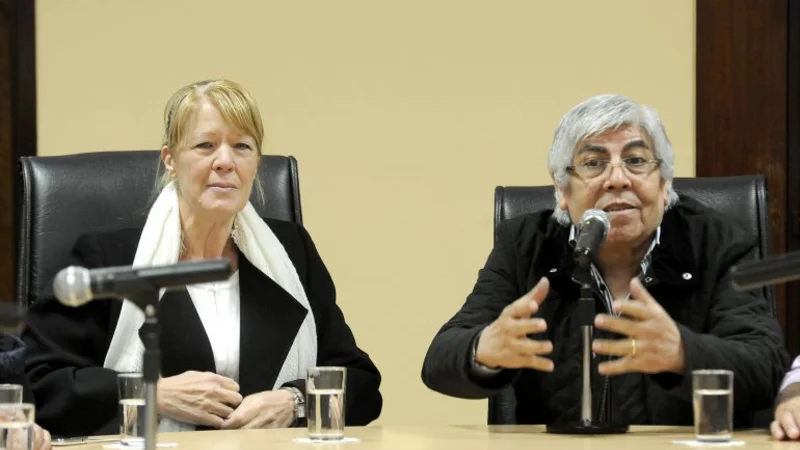 Stolbizer se reunió con Moyano, con críticas a Massa y al Gobierno