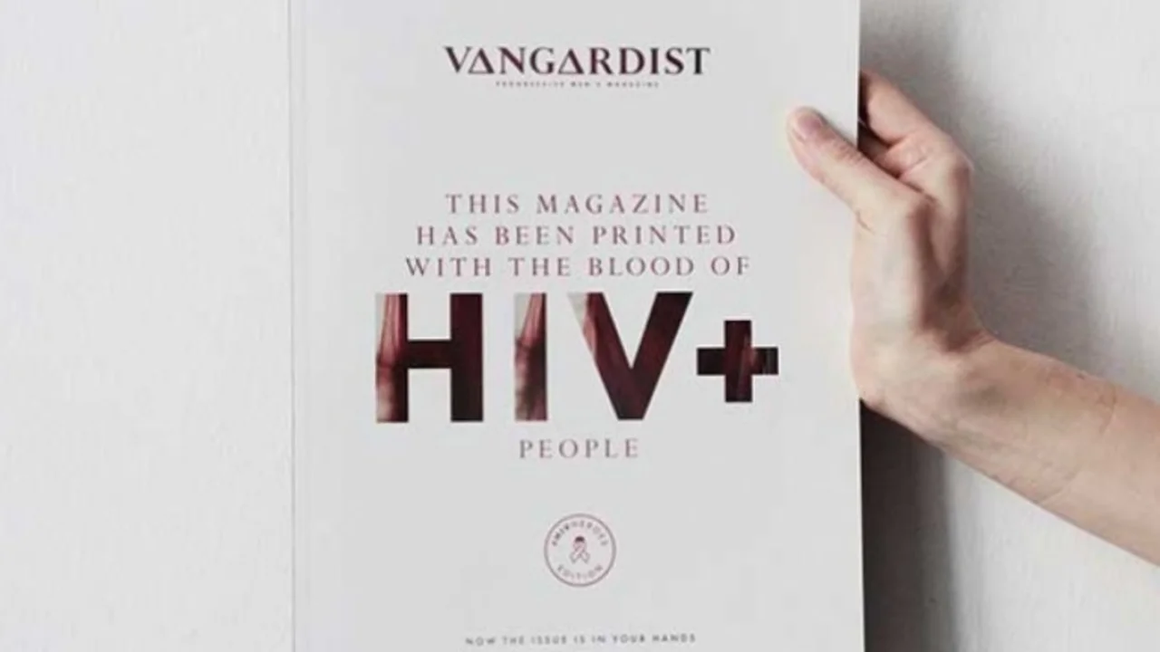 Revista austríaca imprime ejemplares con sangre de personas con HIV