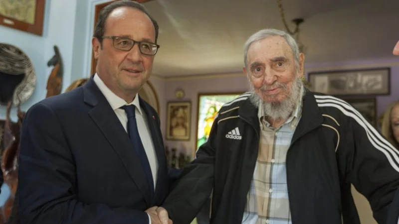 Hollande visitó Cuba y pidió el fin del bloqueo