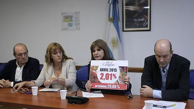 El "índice Congreso" aumentó 2,01% en abril El "índice Congreso" aumentó 2,01% en abril
