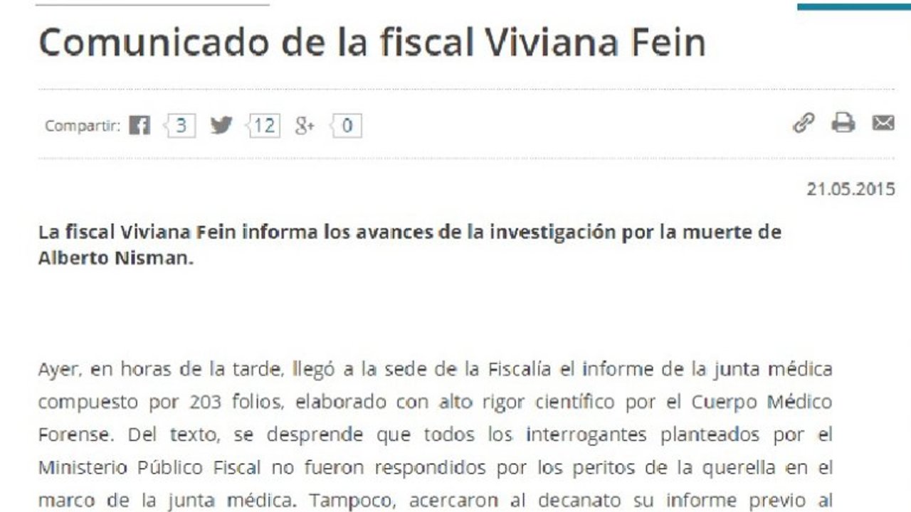 Dura respuesta de Fein a los peritos de Arroyo Salgado