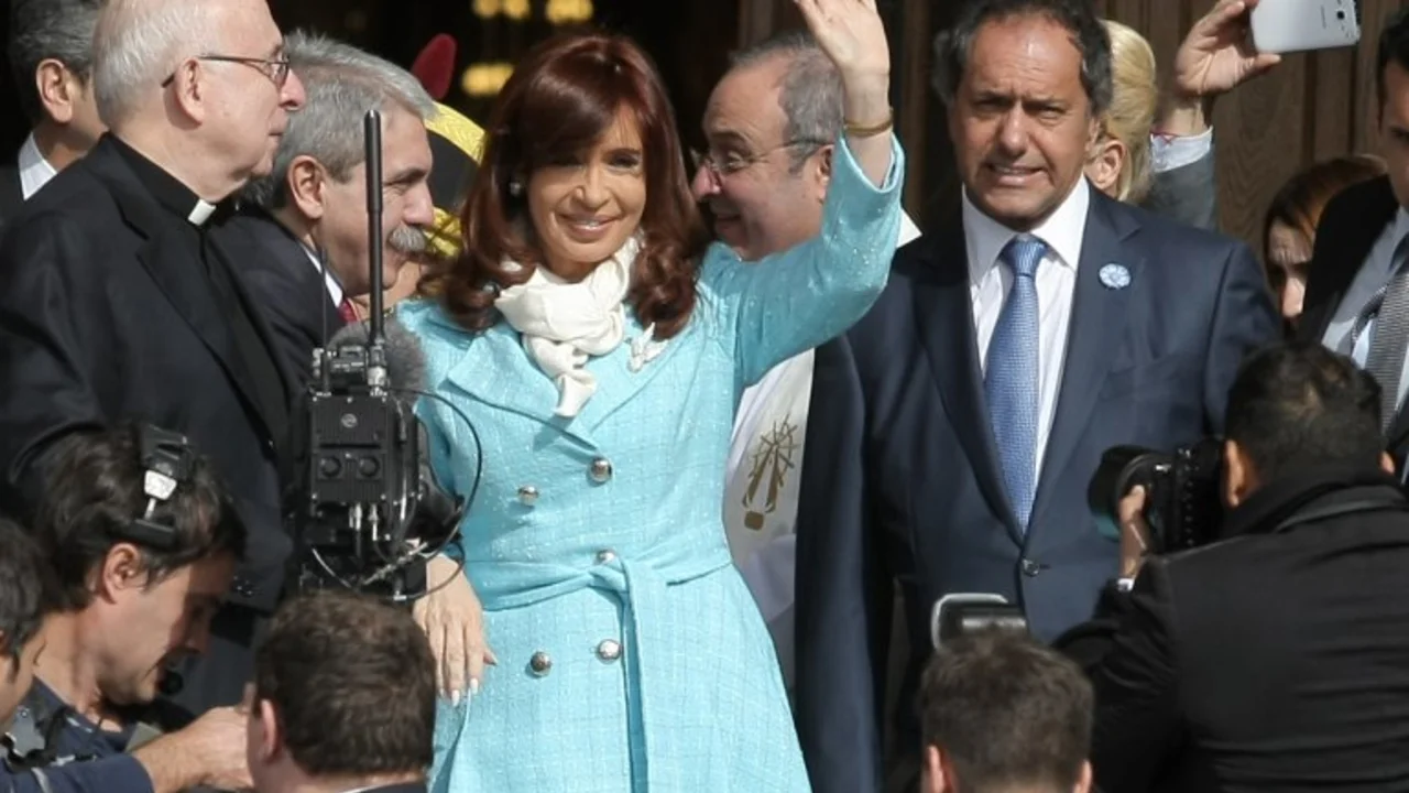 Cristina Kirchner participó del Tedeum junto a Scioli, Randazzo y todo el gabinete