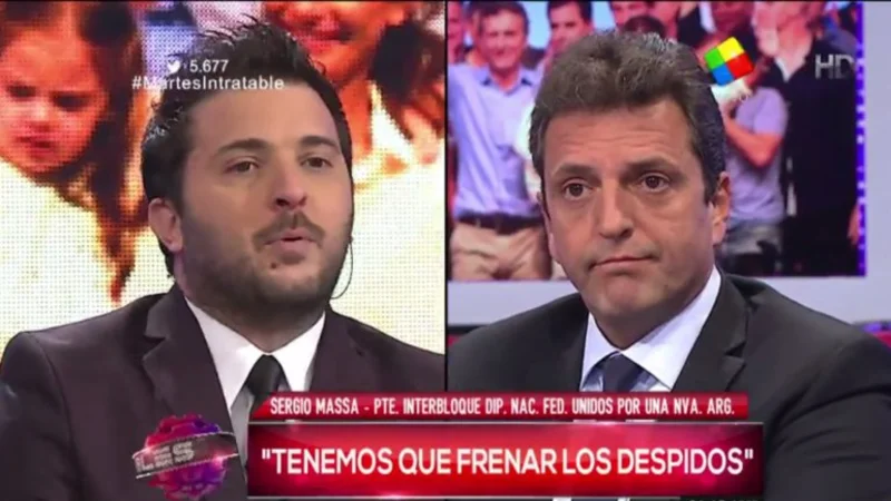 El debate entre Diego Brancatelli y Sergio Massa por los despidos