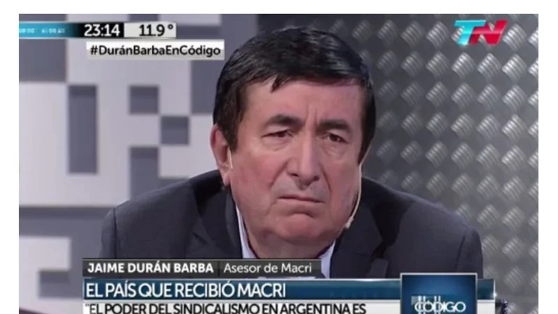 Para Durán Barba, a Macri "no le puede estar yendo mejor"