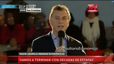 Macri anuncia aumento para jubilados y blanqueo de capitales Macri anuncia aumento para jubilados y blanqueo de capitales