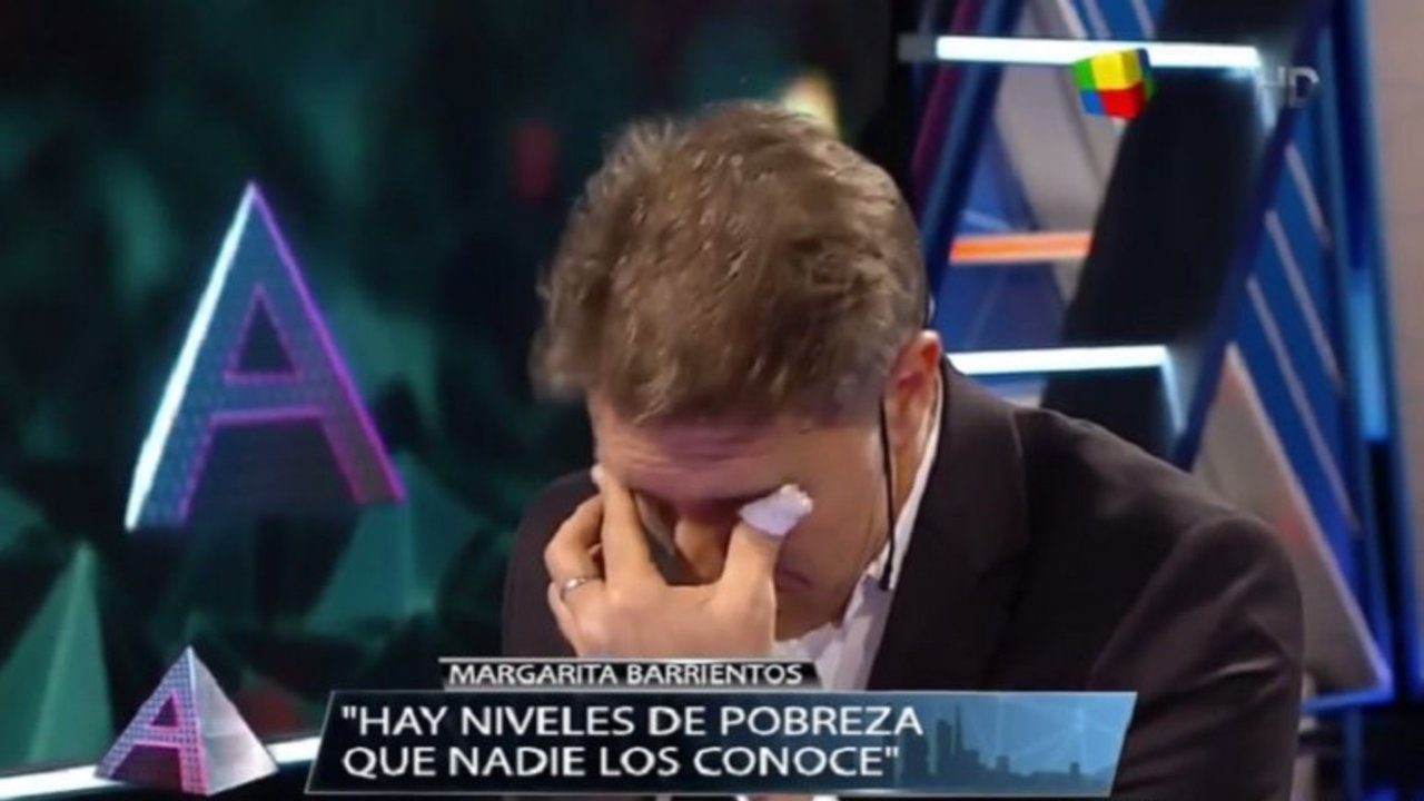Fantino se quebró en vivo en medio de una entrevista a Margarita Barrientos