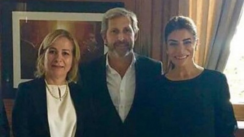 Zulemita Menem regresó a la Casa Rosada en representación de su papá