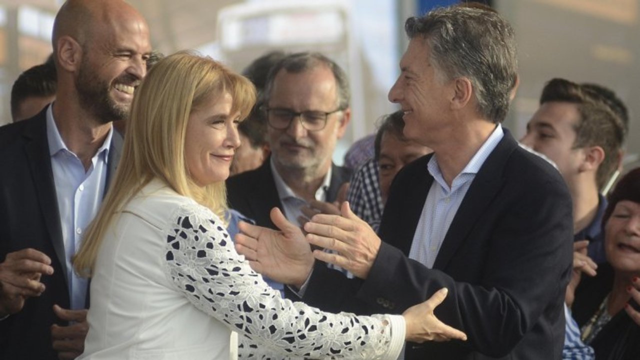 En pleno acto macrista, Magario le reclamó al Gobierno que terminen las obras