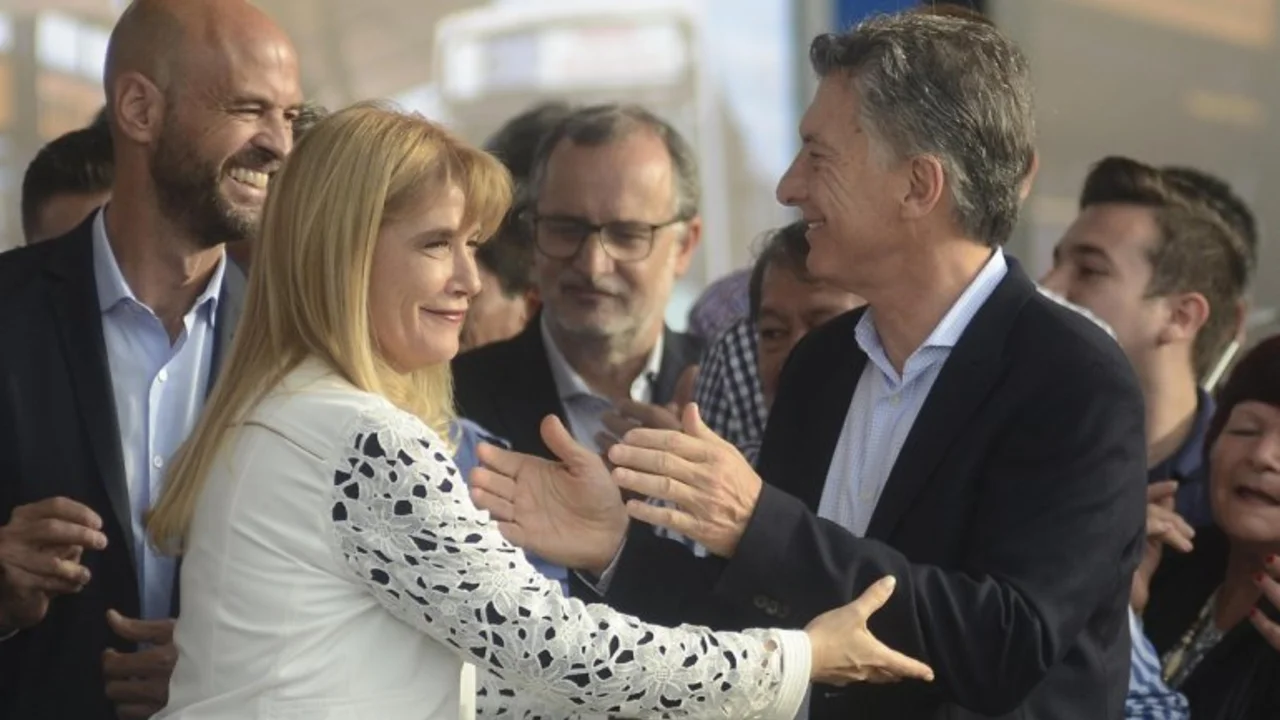 En pleno acto macrista, Magario le reclamó al Gobierno que terminen las obras
