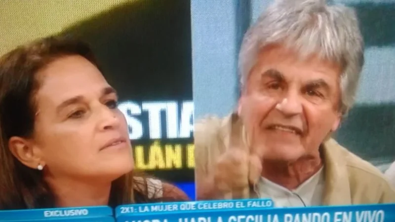 Escándalo en un estudio de TV: Pando y Rizzo se cruzaron en vivo por el 2x1 a los genocidas