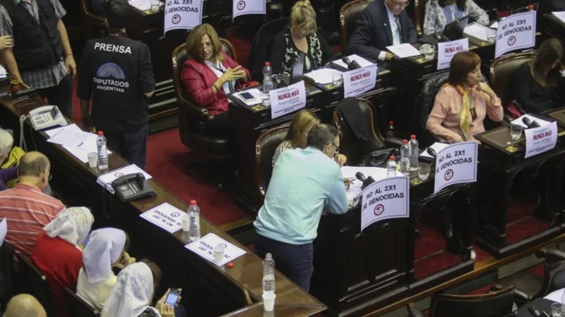 Diputados aprobó el proyecto que frena el "2x1" a los genocidas