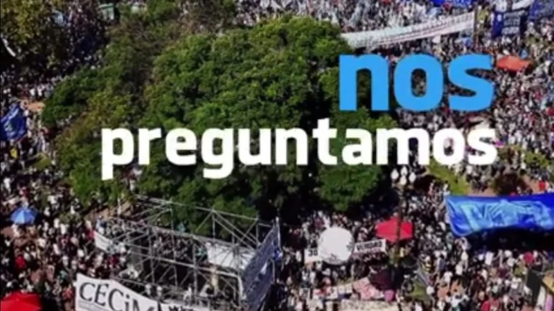 El grosero error de Zuvic en un video: quiso escrachar al kirchnerismo y se equivocó