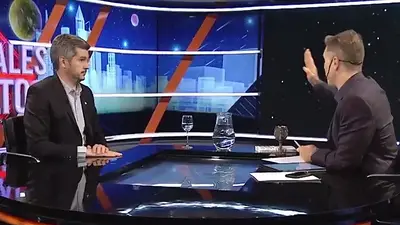 Fantino retó a Peña al aire por la deuda y el funcionario no supo qué responder Fantino retó a Peña al aire por la deuda y el funcionario no supo qué responder