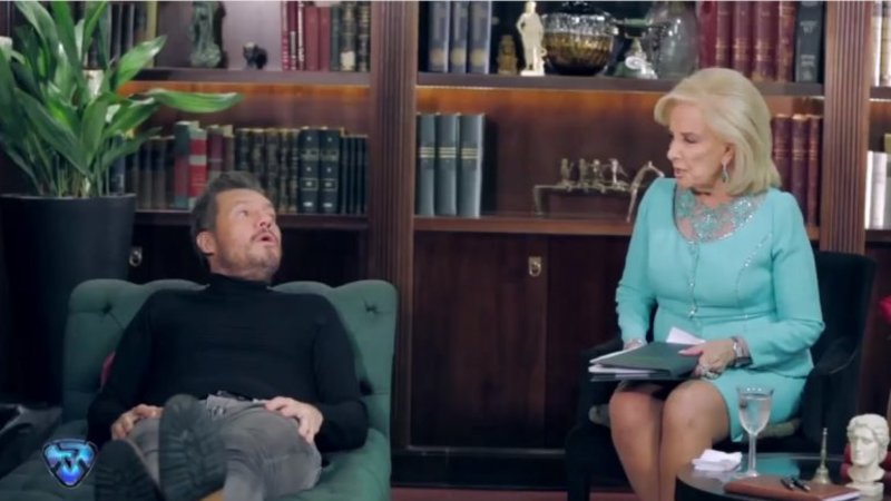 Las picantes preguntas políticas de Mirtha Legrand que incomodaron a Tinelli