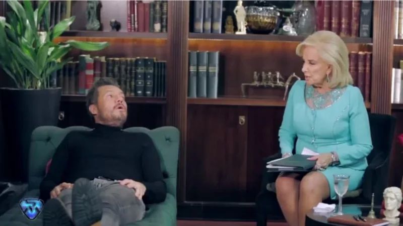 Las picantes preguntas políticas de Mirtha Legrand que incomodaron a Tinelli