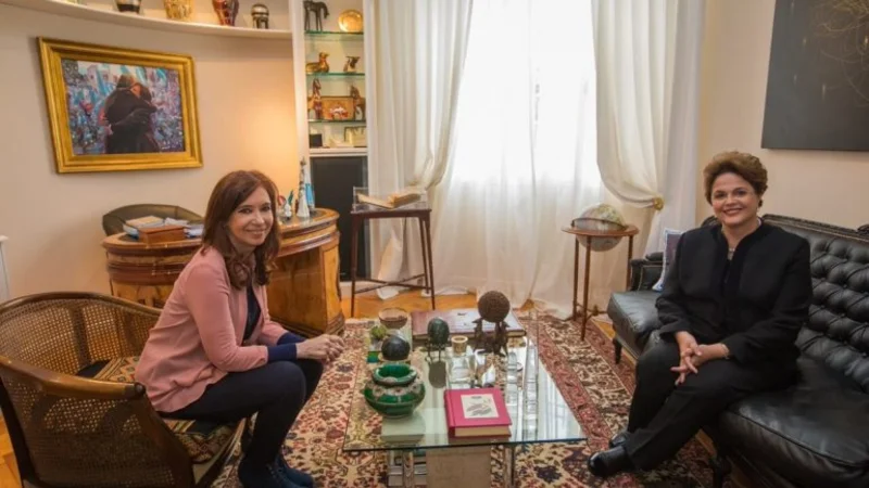 El conmovedor encuentro entre Cristina Kirchner y Dilma Rousseff