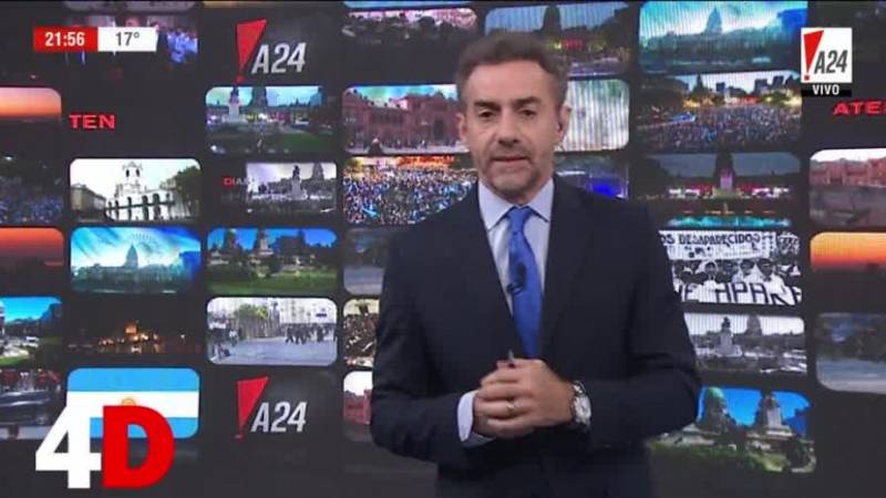 Majul presentó como "escrache" a Magario una marcha armada por Cambiemos