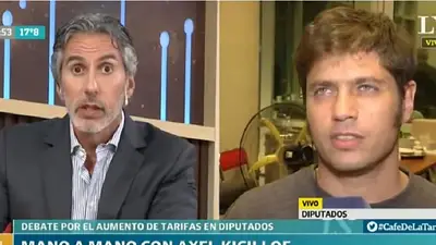 Kicillof desmintió al aire a Juan Miceli: "No congelamos tarifas diez años" Kicillof desmintió al aire a Juan Miceli: "No congelamos tarifas diez años"