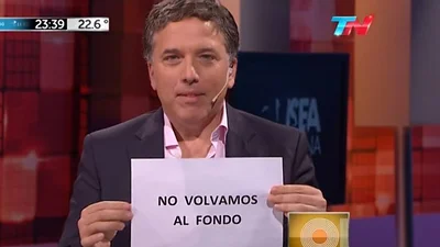 Archivo | El día que Dujovne se reía en TN de la campaña "No volvamos al FMI" Archivo | El día que Dujovne se reía en TN de la campaña "No volvamos al FMI"
