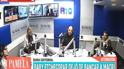 La desilusión de Baby Etchecopar con el Gobierno: "Acá se va todo al mismísimo carajo" La desilusión de Baby Etchecopar con el Gobierno: "Acá se va todo al mismísimo carajo"