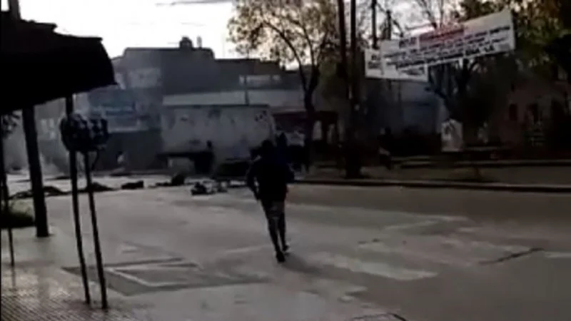 Tiros e intento de saqueos en el Conurbano