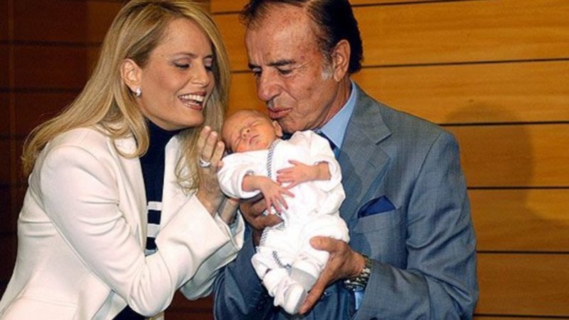 El hijo menor de Menem denunció que Zulemita no lo deja ver a su padre
